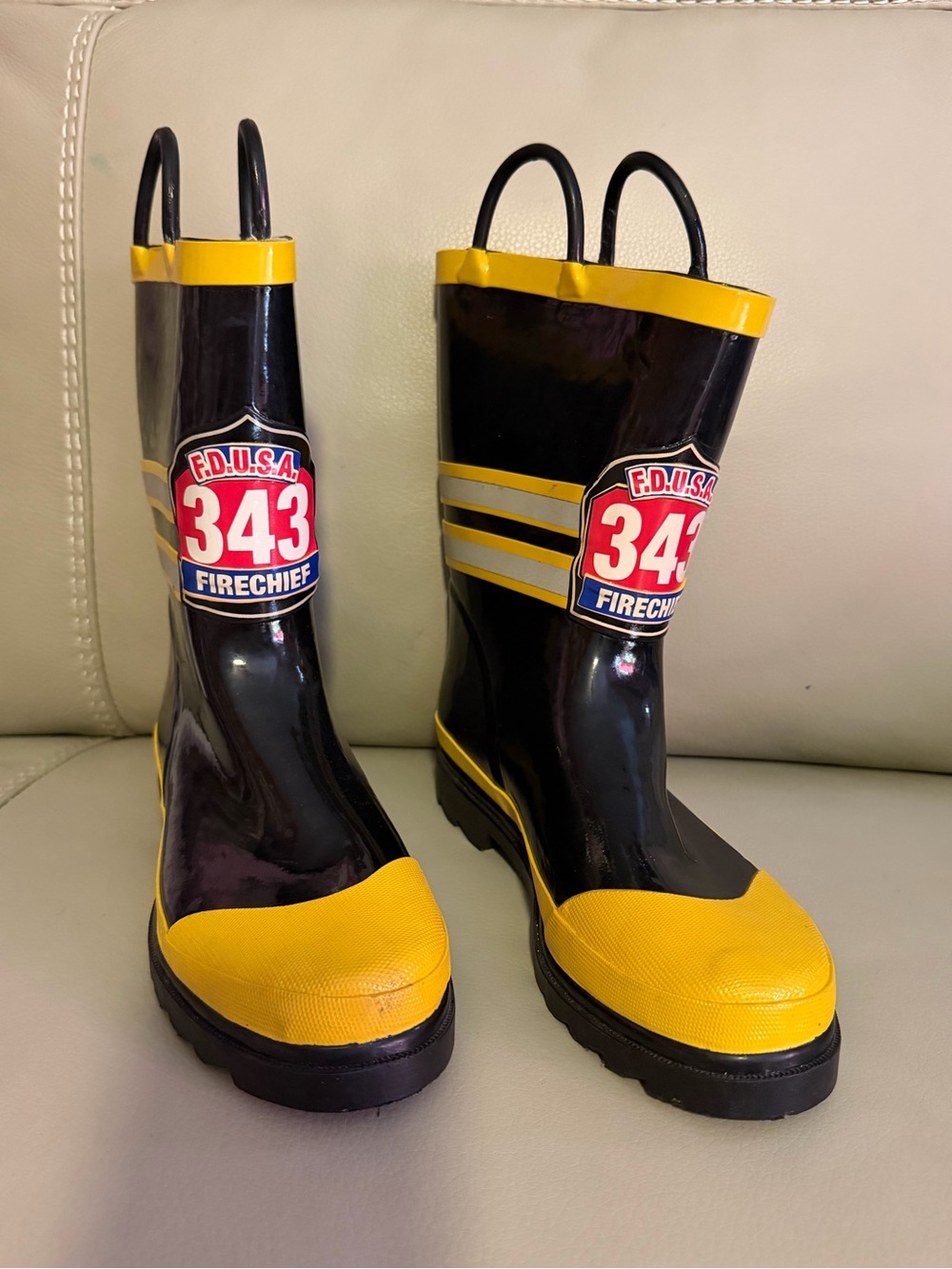 Western Fire Chief F.D.U.S.A. 343 Fire chief Rain Boot Women’s Size B5